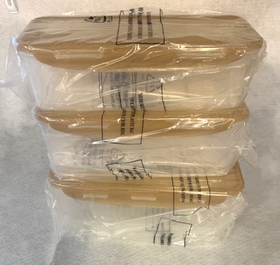 Lock & Lock  Airtight Rectangular Food Storage Container 3 Piece Set New - Image 1 of 4