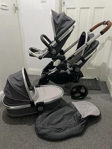 ICandy Double Pram - Picture 1 of 19