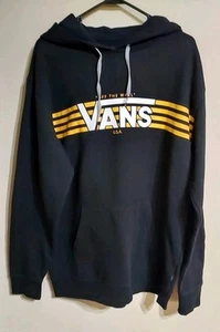VANS Off The Wall Men's Black Hoodie Sweatshirt!! Size Large!! - Picture 1 of 4
