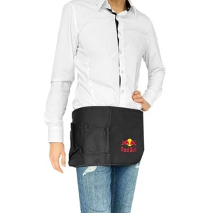 Original Kellnerschürze in schwarz mit Red Bull Schriftzug und Logo - Bild 1 von 5