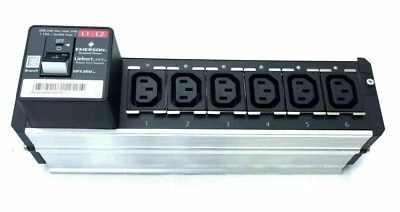 Emerson Liebert Vertiv Rack PDU MPX BRM MPXBRM-NRBD6N12 208V 20A 6x Outlet - Image 1 of 2