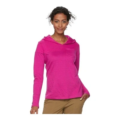 Columbia Womens Hot Pink Harlow Hills Hooded Pullover Size XL - Image 1 of 4
