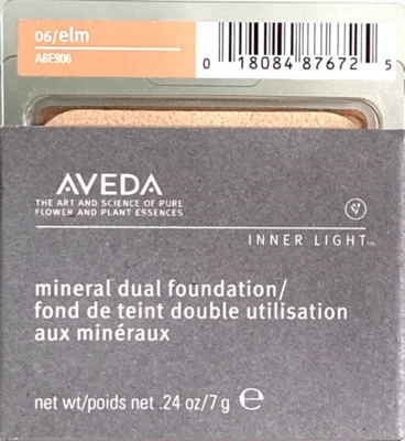 Aveda Inner Light Mineral Dual Foundation  - 06 ELM- NEW IN BOX!  RARE! .24 oz - Image 1 of 2