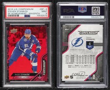 2016-17 Upper Deck Compendium SP Achievement Magenta Steven Stamkos PSA 9 MINT