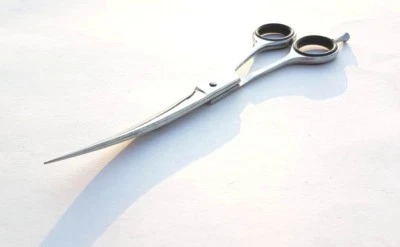 Professional Pet Dog Grooming Scissors Japanese Shears CURVED 7" - Image 1 of 4