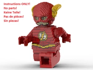 LEGO Flash statua istruzioni costruzione ISTRUZIONI SOLO SENZA MATTONCINI - Foto 1 di 8