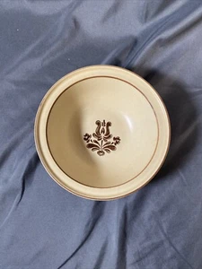 PFALTZGRAFF Village Cereal Soup Rimmed Bowl Tan/Brown  - Picture 1 of 3