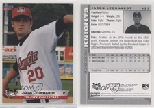 2007 Choice Tri-City ValleyCats Jacob Leonhardt #23