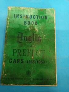 FORD ANGLIA AND PREFECT CARS INSTRUCTION BOOK 1939 / 1953 ##FREEPOST# - Picture 1 of 9
