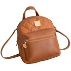 Capacity Waterproof knapsack Mini Rucksack Shoulder Bag PU Leather Backpack
