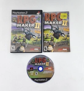 RPG Maker II (Sony PlayStation 2, 2003) Game and Case Tested - Picture 1 of 2