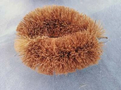 Cepillo de fibra seca hecho a mano con escoba de cáscara de coco exclusivamente natural lavar todo Foto 1 de 4