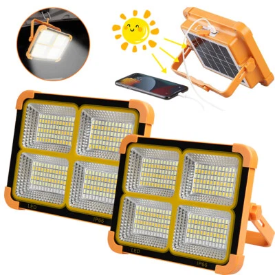 2 Pack LED Work Light Rechargeable Magnetic with Stand 4 Modes 5000LM COB Lignt - Image 1 of 4