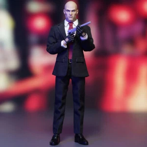 Figura de acción Manipple Studio Agent 47 Hitman 6 pulgadas modelo de muñeca coleccionable - Imagen 1 de 5