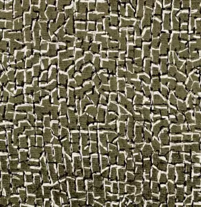 Zinc Textile All Over Embroidered Velvet Fabric- Estagnol Cypress 1.55yd Z720/03 - Picture 1 of 3