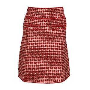 Sandro Paris Women's Skirt Size 1 / S Houndstooth SFPJU00476 - Picture 1 of 9