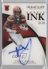 2015 Panini Immaculée Rookie Ink /49 Vince Mayle #RI-VM Rookie Auto RC