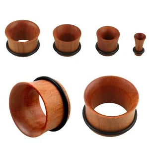 ❤ 3 - 20 mm Ohr Piercing Flesh Tunnel Holz Sawo Braun Plug Wood Nature - Bild 1 von 1