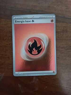 Carte Pokémon - Energia Base Fuoco SVE 002 Holo Ita Scarlatto E Violetto - Immagine 1 di 2