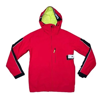 DC Shoes Men's Small Red Black 10K RETROSPECT Snowboarding Ski Jacket - Image 1 of 4