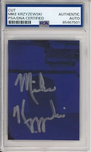 Mike Krzyzewski Duke Basketball HOF Coach Cut Signature PSA DNA COA Autograph - Picture 1 of 2