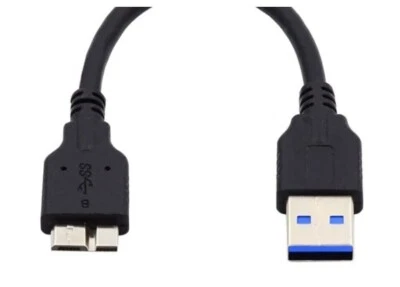 hama USB Kabel 3.0 Micro-B/USB-A 50cm Schwarz m/m Doppelt Geschirmt Neu / TOP ! - Bild 1 von 2