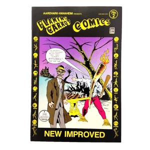 Flaming Carrot Comics #2 Signed Bob Burden! VF+ Aardvark-Vanaheim 1984 -B5G1FREE - Picture 1 of 3