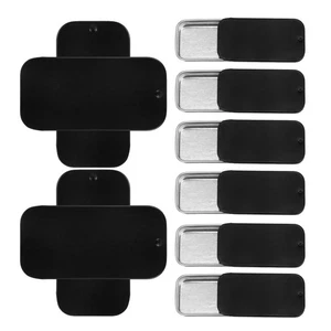  12 Pcs Candy Container Metal Slide Top Tin Containers Small Tins - Picture 1 of 11