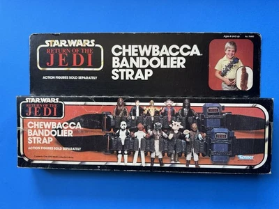 Kenner Star Wars ROTJ Chewbacca 1983 figura correa bandolera cinturón sellado de fábrica! Foto 1 de 4
