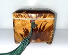 Antique Regency Miniature Faux Tortoiseshell Tea Caddy c1800