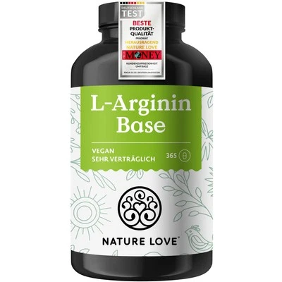 ® L-Arginin Base mit Citrullin - 365 Kapseln - Hochwertiges pflanzliches Argi... - Bild 1 von 4