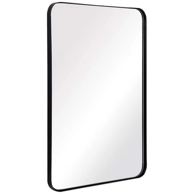 ANDY STAR 24 x 36 Inch Rectangular Hanging Deep Metal Frame Wall Mirror (Used) - Image 1 of 4