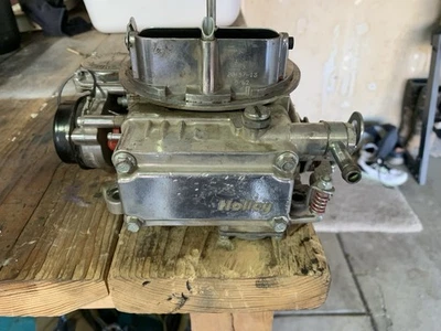 Holley 4160 Carbureter 600cfm 4 Barrel Vacuum Secondaries Electric Choke - Image 1 of 4