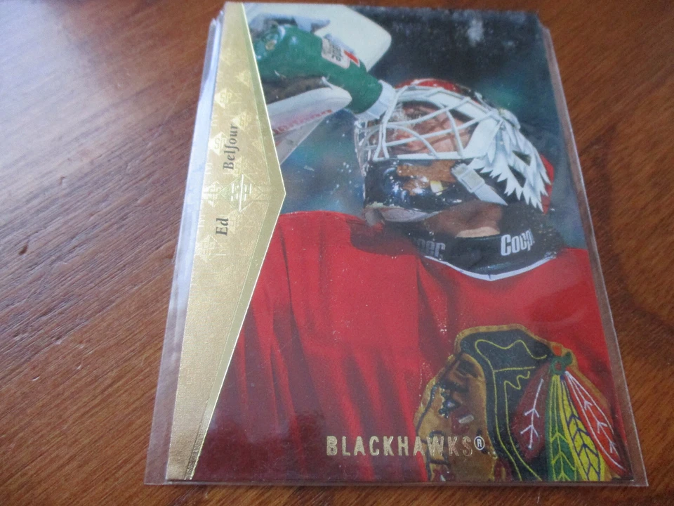 ed belfour (chIcago blackhawks - goalie) 1994/95 upper deck SP card #24 nr/mint - Image 1 of 1