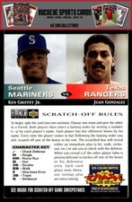 1994  Collector's Choice Team vs. Team #NNO Ken Griffey Jr. / Juan Gonzalez