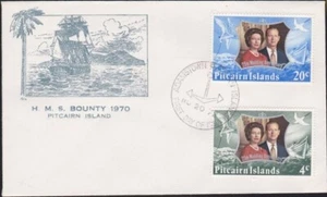 PITCAIRN 1972 Silver Wedding FDC...........................................A8581 - Picture 1 of 1
