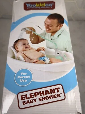Yookidoo Elephant Baby Shower Turquesa NOVO - Imagem 1 de 3