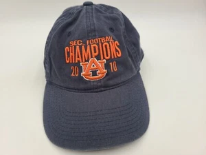 Auburn University Tigers 2010 SEC Champions Strapback (Seems Small) Hat Cap NCAA - Picture 1 of 14