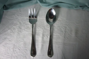 Cambridge Allure Salad Spoon and serving Fork Stainless Steel EPOC - Picture 1 of 2
