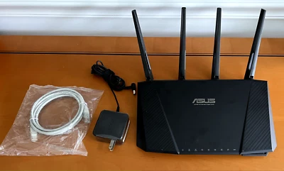ASUS RT-AC87U AC2400 Dual-Band Wireless WiFi Gigabit Router - Image 1 of 4