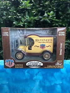 1912 FORD DELIVERY TRUCK BANK HERSHEY Chocolate GEAR BOX Toy #76502 NIB 1:24 - Picture 1 of 11