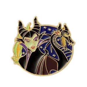 Spilla in metallo smaltato Strega Maleficent de La Bella Addormentata - Imagen 1 de 3