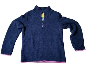 PRINCE & FOX Blue Pullover 1/4 Zip Fleece Top Sweater Women's Large L - Picture 1 of 5