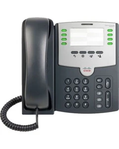 Cisco SPA501G VoIP SIP-Haustelefon Türtelefon 8 Line Kensington lock PoE - Bild 1 von 6