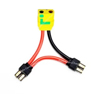 RCP-XT90 Female Anti Spark To Fits TRX Male Connector Series Harness 10awg 12awg - Picture 1 of 12