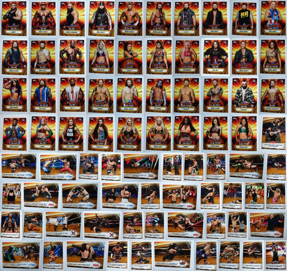2019 Topps WWE SummerSlam Bronze Wrestling Cards Complete Your Set U Pick 1-100 - Image 1 of 1