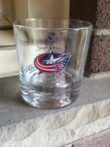 COLUMBUS BLUE JACKETS 12 OZ. CROWN ROYAL GLASS Cover