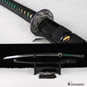 High Quality Damascus Folded Steel Japanese Katana Samurai Sword Full Tang Sharp - Picture 1 of 12