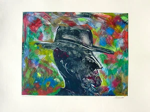 Arthur Secunda "Thoughts in the Night," 2008, Mixed Media Monotype - Picture 1 of 4