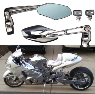 Espejos retrovisores para moto Suzuki GS500F GSXR1000 Hayabusa SV650S Foto 1 de 4